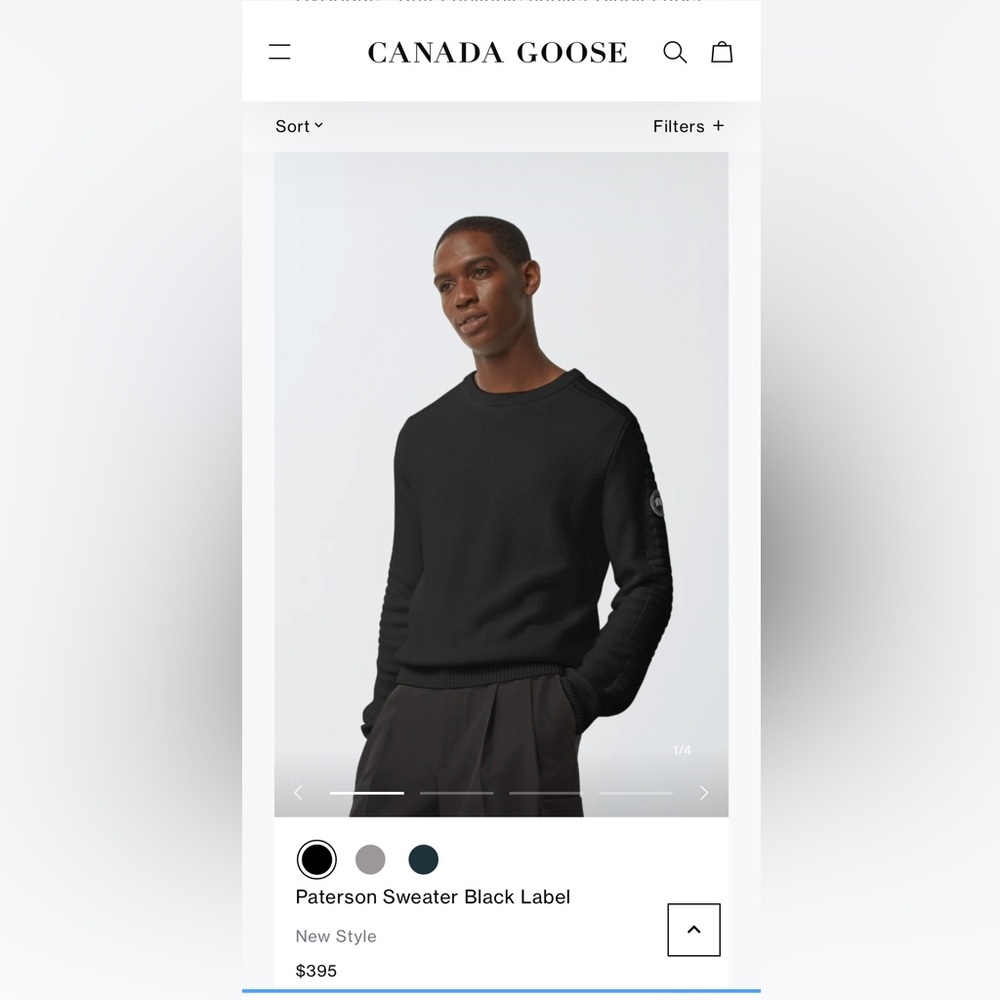 Canada Goose "Patterson" Wool Sweater